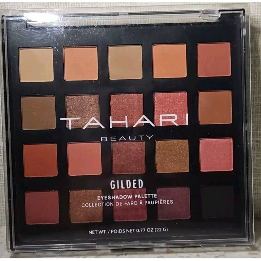 Tahari Beauty Eyeshadow Palette 20 Eye Shadow Colors Gilded - NEW